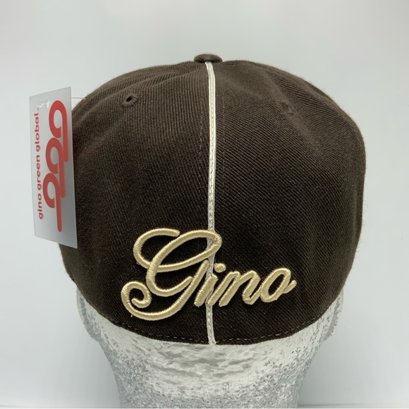 Gino Green Global Brown Studded 59FIFTY Hat - Picture 3 of 5